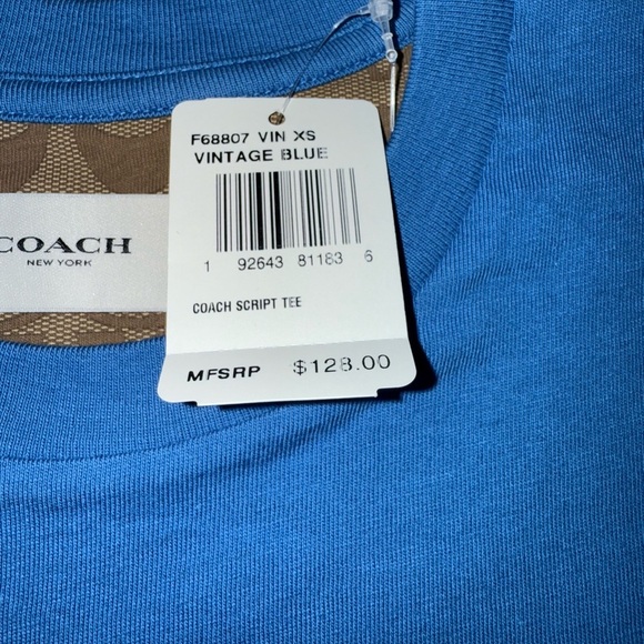 Coach Blue T-Shirt - Picture 6 of 6
